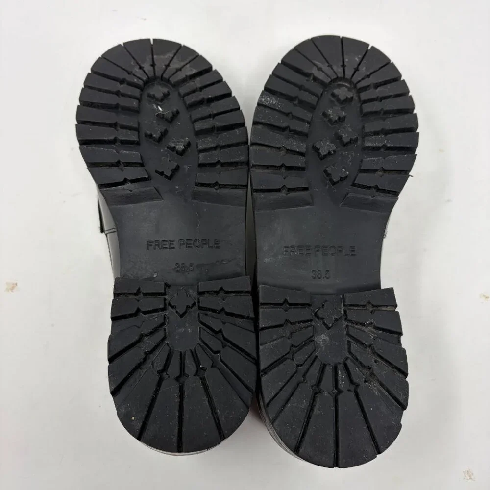 Free People women's Liv Penny Loafers shoes black 38.5 $138 - Picture 10 of 12